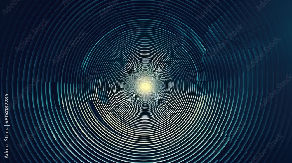 Abstract geometric background with concentric circles and radial Abstract geometric background with concentric circles and radial