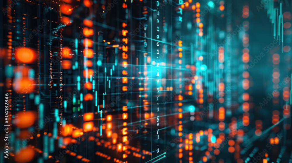 Abstract technology finance, predictive analytics becomes the guiding star, illuminating pathways through the murky depths of market uncertainty.