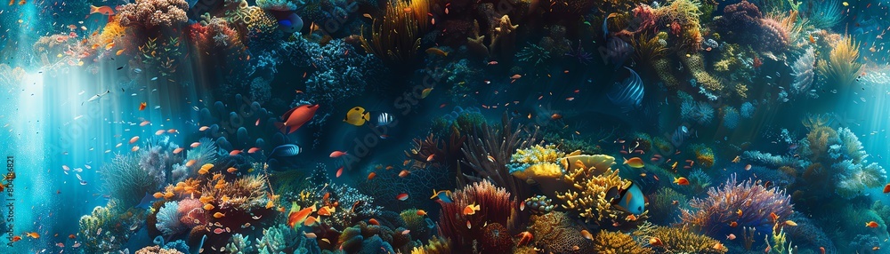 Fototapeta premium Visualize a surreal spin on Maritime Adventures