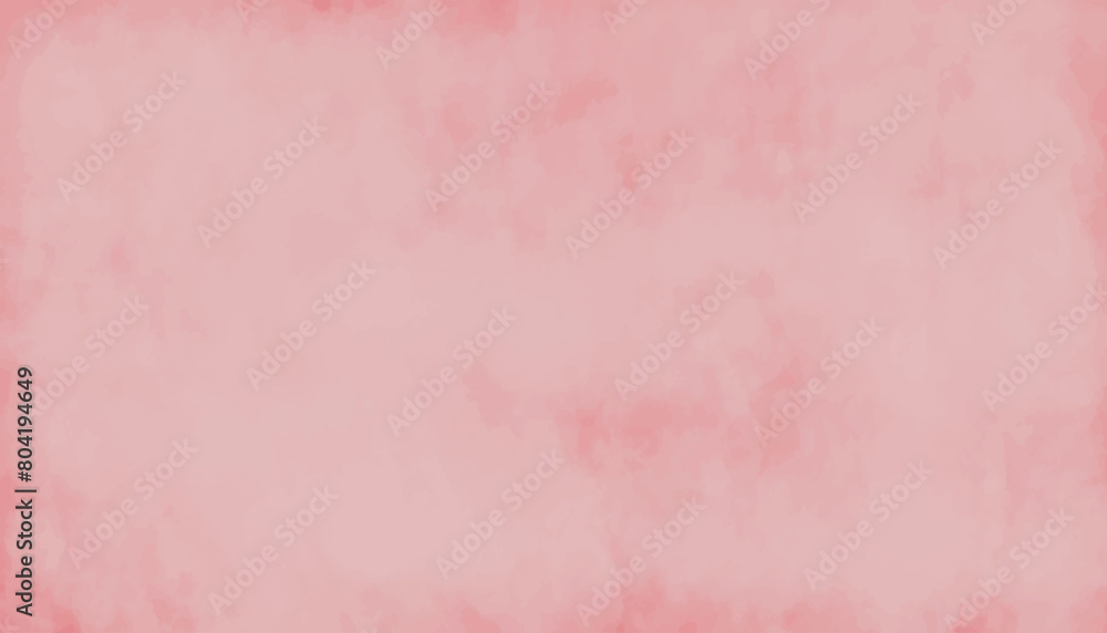 Abstract  Rosy backdrop and pink water coloring background with pink soft texture. Rosy texture and Peach texture vector., Abstract pink watercolor background with pink soft texture.