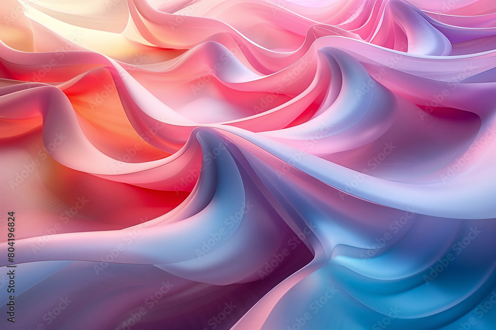 Fototapeta premium Abstract Colorful Waves Background Design