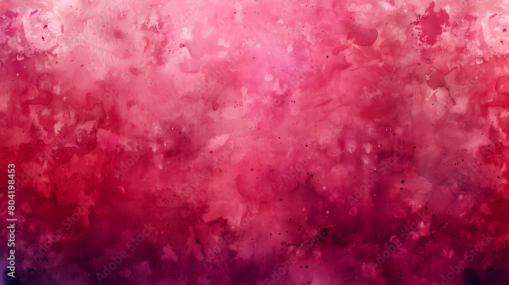 Obraz premium abstract watercolor red pink painting texture background,generative ai