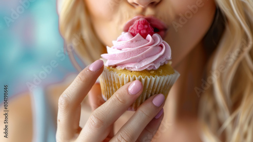 Sweet Indulgence with Pink Cupcake