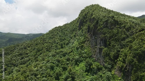 Aerial Scenery of Puerto Rico’s El Yunque Jungle