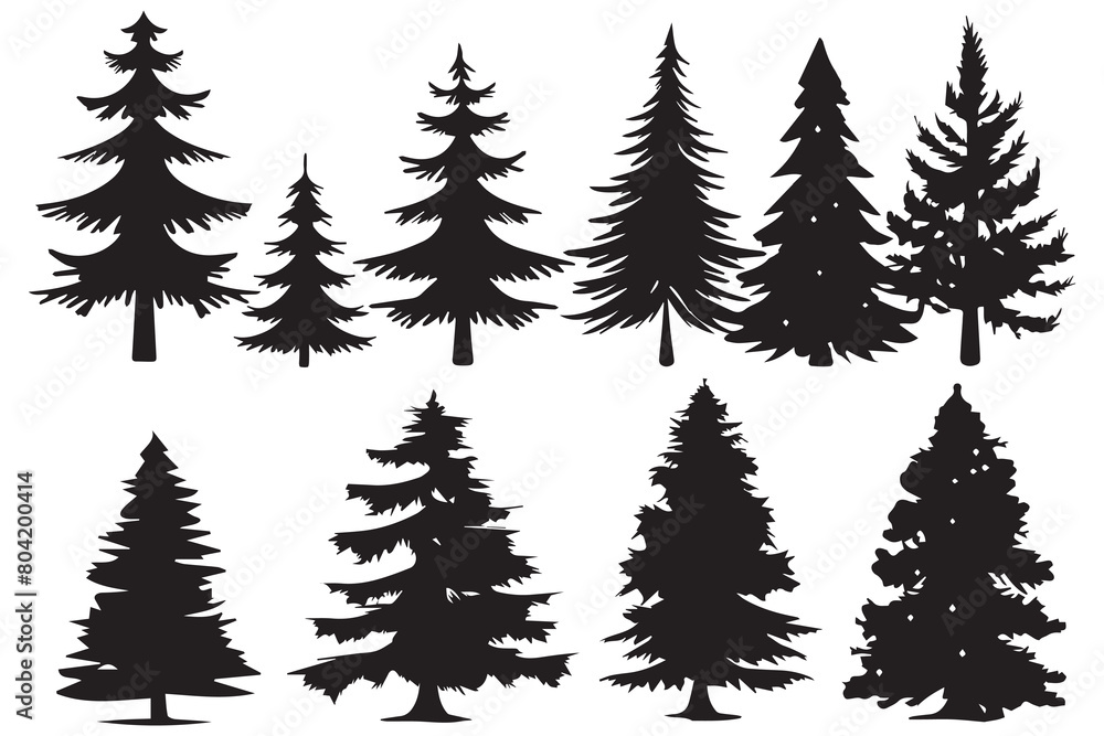Christmas Tree Bundle vector design Christmas Tree Bundle vector design