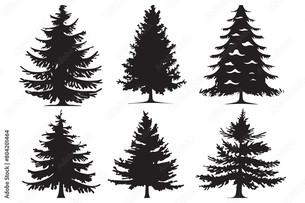 Christmas Tree Bundle vector design Christmas Tree Bundle vector design