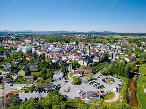 Aerial view of Gmünd town © mrpluck
