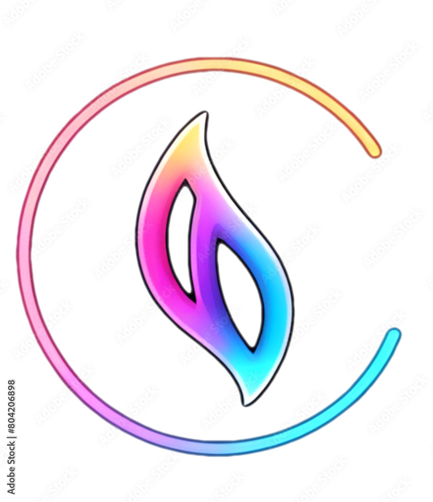 Obraz premium Circular abstract logo design