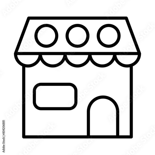 Shop line icon