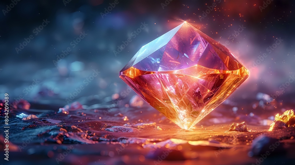 Geometric Precision of a Sparkling Gemstone Geometric Precision of a Sparkling Gemstone