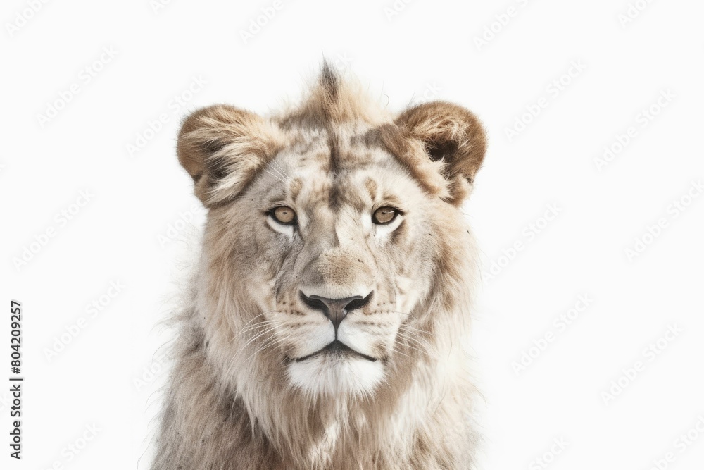 portrait of a lion