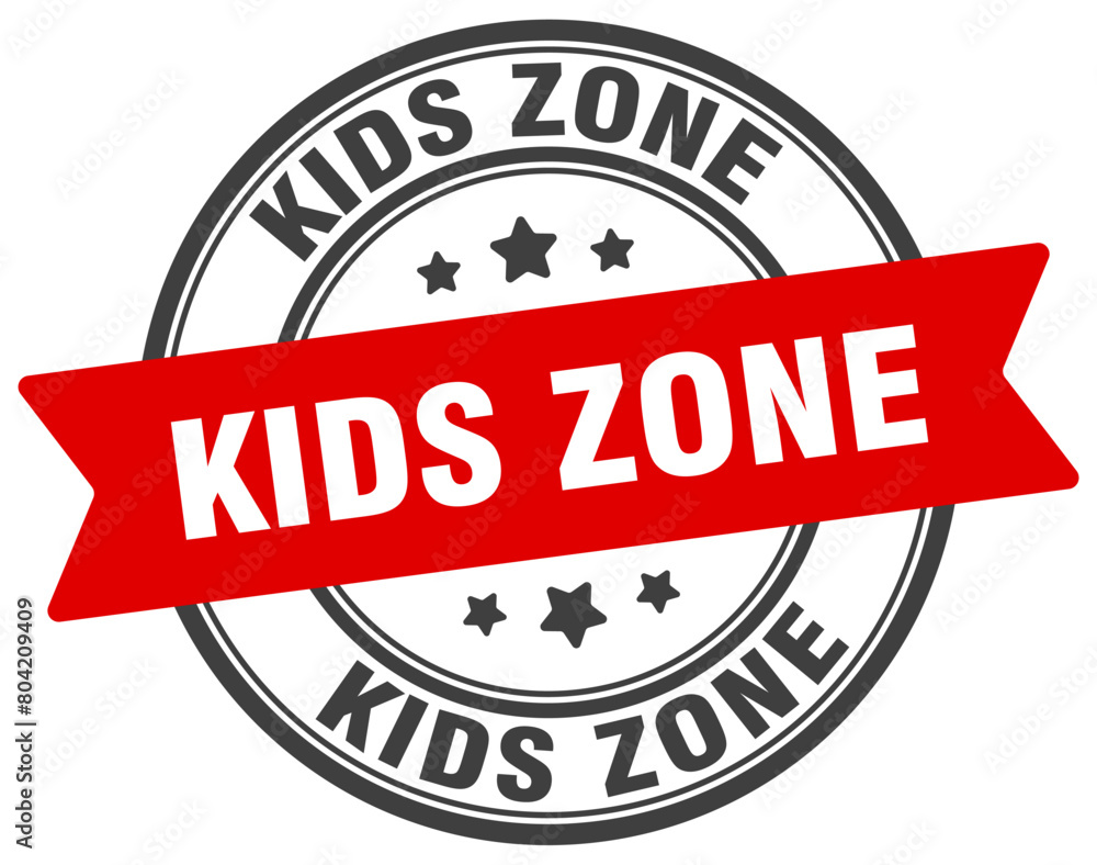 kids zone stamp. kids zone label on transparent background. round sign kids zone stamp. kids zone label on transparent background. round sign