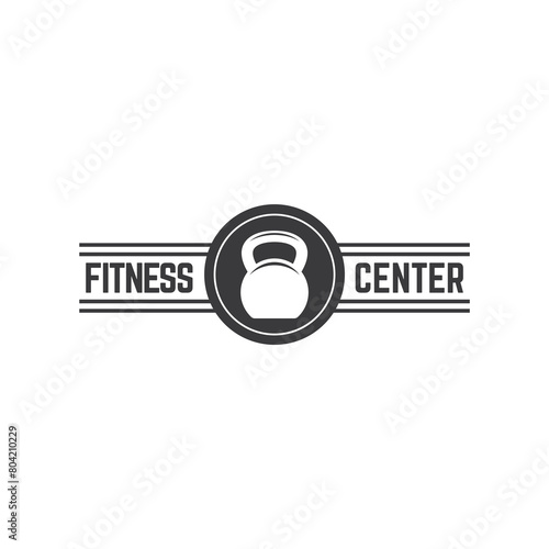 The kettlebell logo is suitable for fitness business symbols.