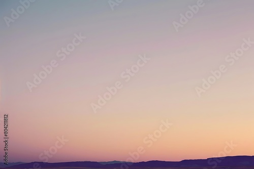 The smooth gradient of a desert sky at twilight © crescent