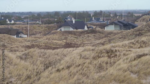 Summer House By the North Sea at Søndervig Vacation Village on the West Coast Of Denmark photo