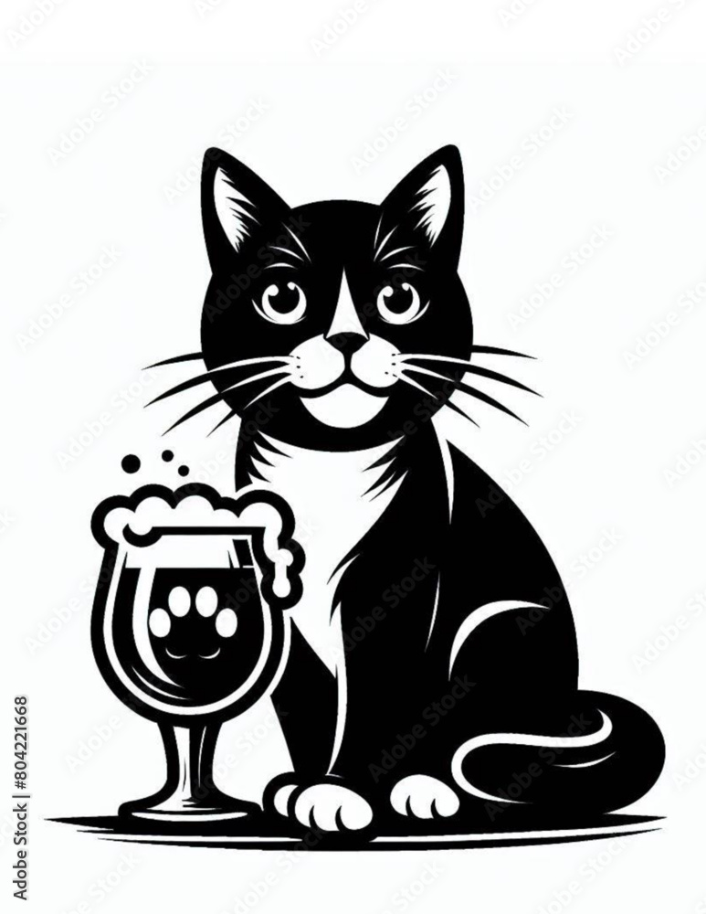 Cat Beer Icon , High-Quality Cat Beer Icon for Bars, Restaurants, and Breweries,Creative Beer Lover Cat Icon for Cat and Beer Enthusiasts,Professional Beer Lover Cat Icon for Cat Cafes and Pet Stores Cat Beer Icon , High-Quality Cat Beer Icon for Bars, Restaurants, and Breweries,Creative Beer Lover Cat Icon for Cat and Beer Enthusiasts,Professional Beer Lover Cat Icon for Cat Cafes and Pet Stores