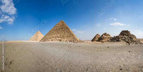 The Giza pyramid complex in Egypt