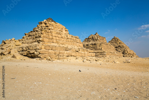 The Giza pyramid complex in Egypt