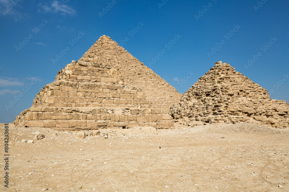 The Giza pyramid complex in Egypt