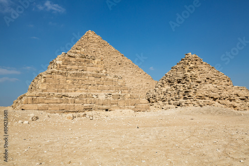 The Giza pyramid complex in Egypt