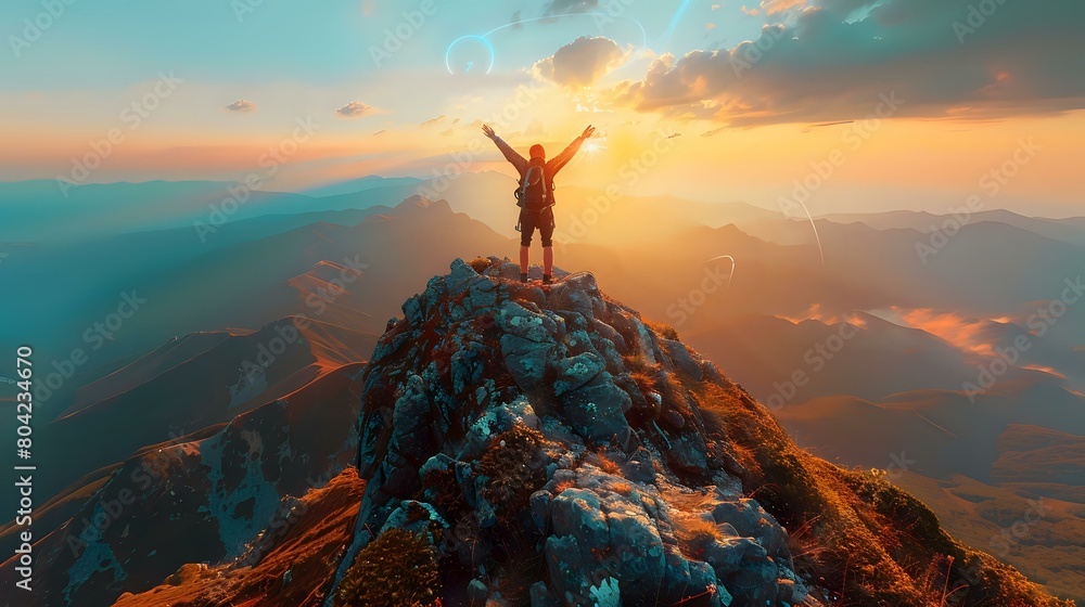Victory on the Horizon: A Golden Ascent Victory on the Horizon: A Golden Ascent