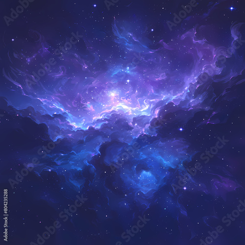 Beyond the Stars: Mesmerizing Nebula Captures Ethereal Vastness of Space