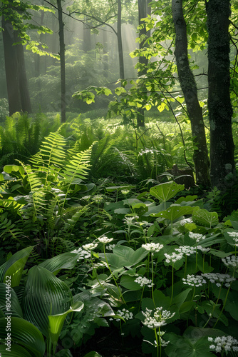 Shade Tolerant Plants: A Flourishing Understory in a Dense Forest