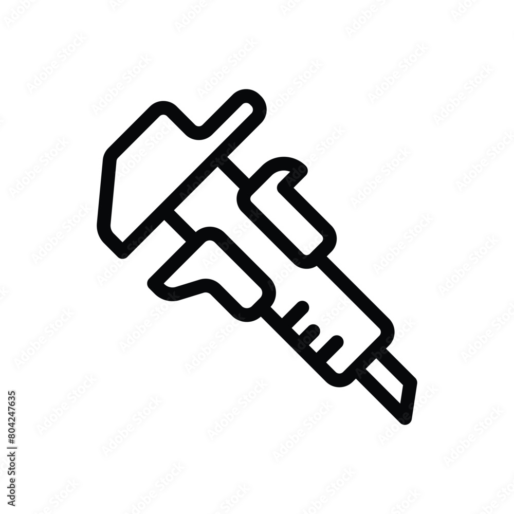 Vernier Caliper vector icon Vernier Caliper vector icon