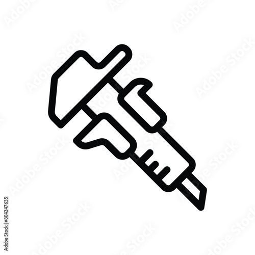 Vernier Caliper vector icon