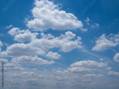 青空と白い雲の風景