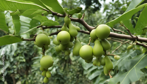 Young Longkong fruit on tree in the garden.