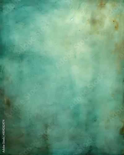 Green vintage retro style grunge texture vignette background - antique old rough rustic vignetting parchment paper - abstract ancient dirty vertical vignette backdrop wallpaper