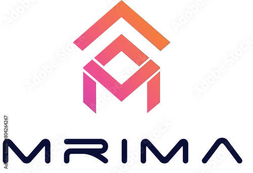 monogram modern letter logo design photo
