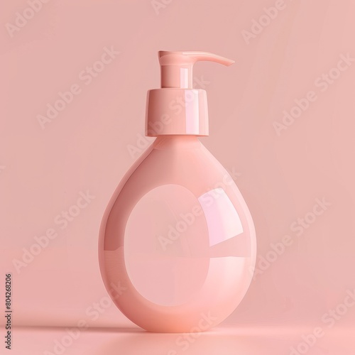 Minimalistic icons for web, social media, blender style, peach pink trendy color, highlights