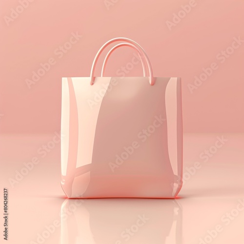Minimalistic icons for web, social media, blender style, peach pink trendy color, highlights