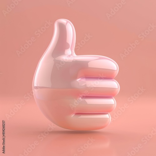 Minimalistic icons for web, social media, blender style, peach pink trendy color, highlights