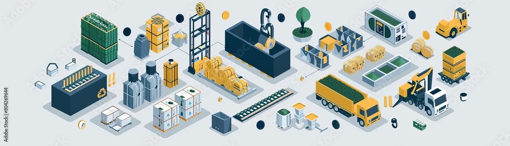 The image shows a factory with a lot of machines. The machines are used to produce different products. The factory is very large and it has a lot of workers. The image shows a factory with a lot of machines. The machines are used to produce different products. The factory is very large and it has a lot of workers.