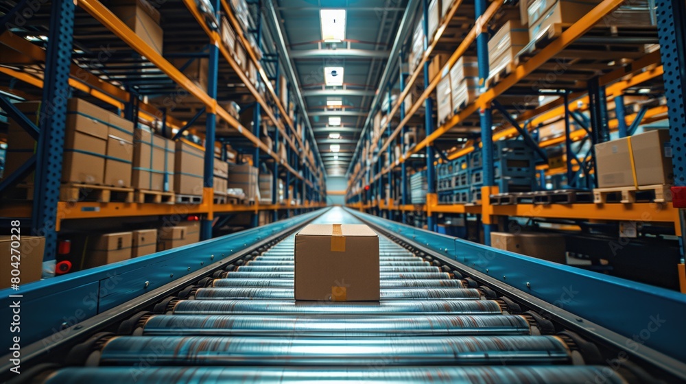 The factory floor is a symphony of motion, with conveyor belts transporting materials and finished products between automated workstations The factory floor is a symphony of motion, with conveyor belts transporting materials and finished products between automated workstations