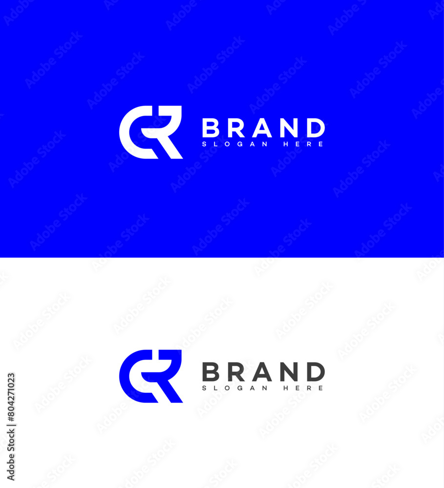 Cr, rc Letter Logo Icon Brand Identity Sign, Cr, rc Letter Symbol ...