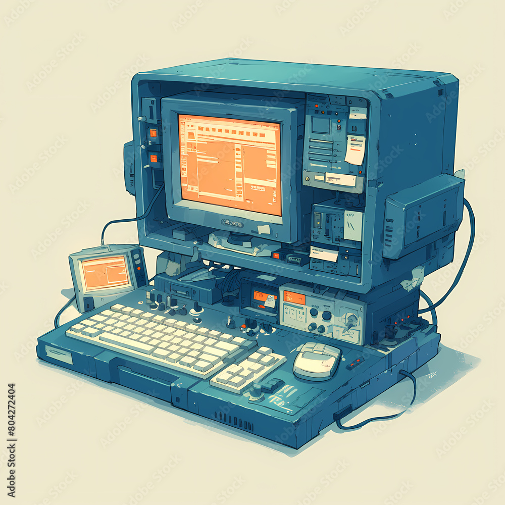 Step into the Past with this Retro Computer Monitor - An Icon of the ...