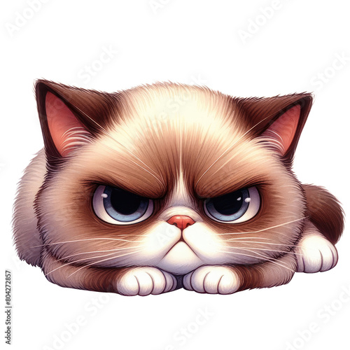 Funny Grumpy Cats Sublimation Clipart