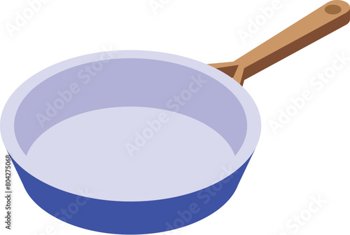 Modern design of pan icon isometric vector. Steam pot. Cooker equipment