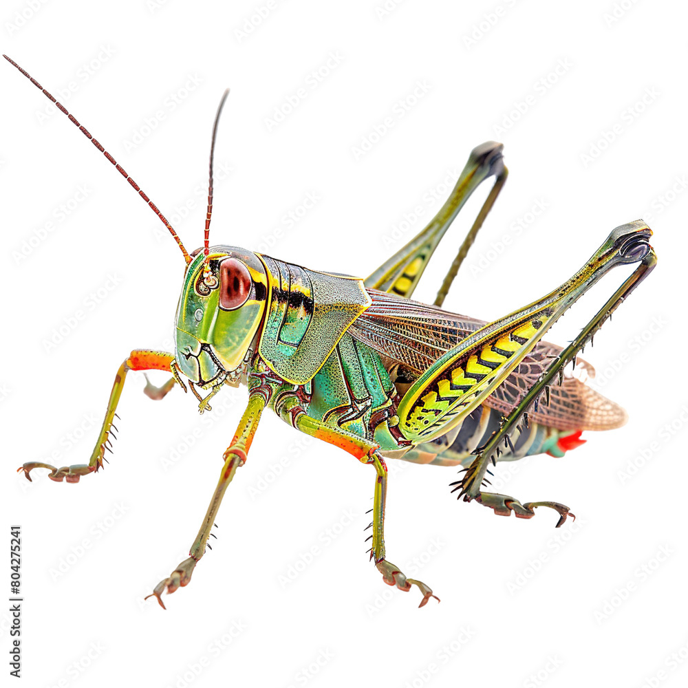 Grasshopper pest isolated on white or transparent background Grasshopper pest isolated on white or transparent background