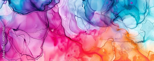 Creative abstract wallpaper featuring seamless watercolor blends and paint effects