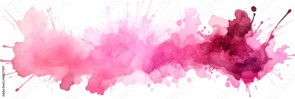 Watercolor texture of stains. Abstract texture pastel pink color