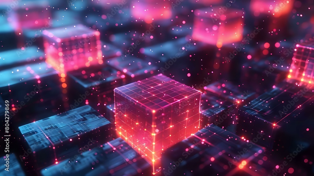 Synth-Wave Neon City: Futuristic Geometric Cybernetics Synth-Wave Neon City: Futuristic Geometric Cybernetics