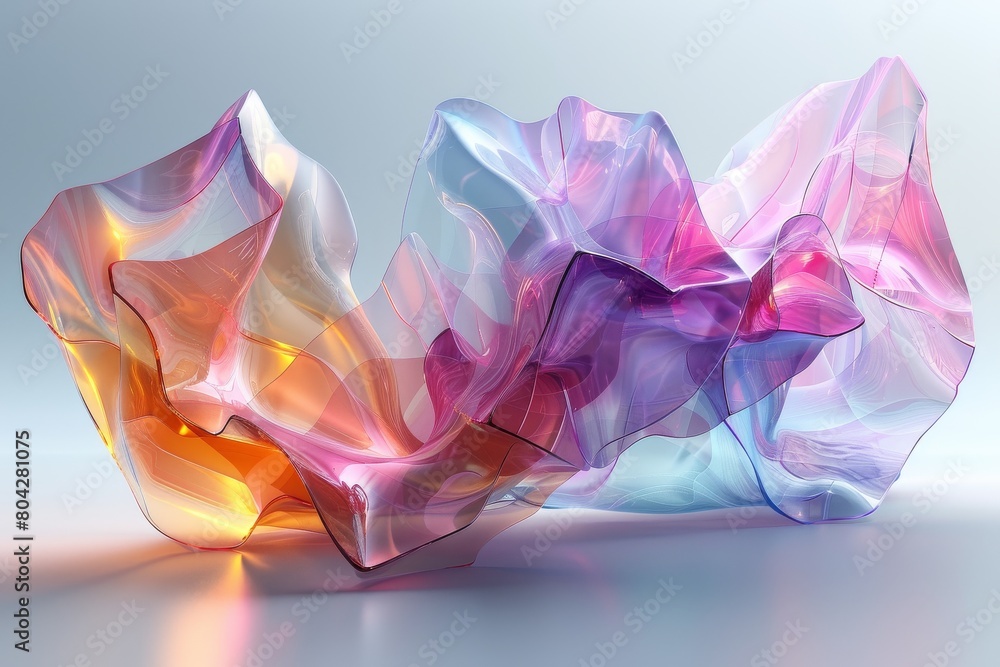 A digital image featuring soft, ethereal fluid shapes in gentle pastel colors, creating a tranquil and dreamy atmosphere A digital image featuring soft, ethereal fluid shapes in gentle pastel colors, creating a tranquil and dreamy atmosphere