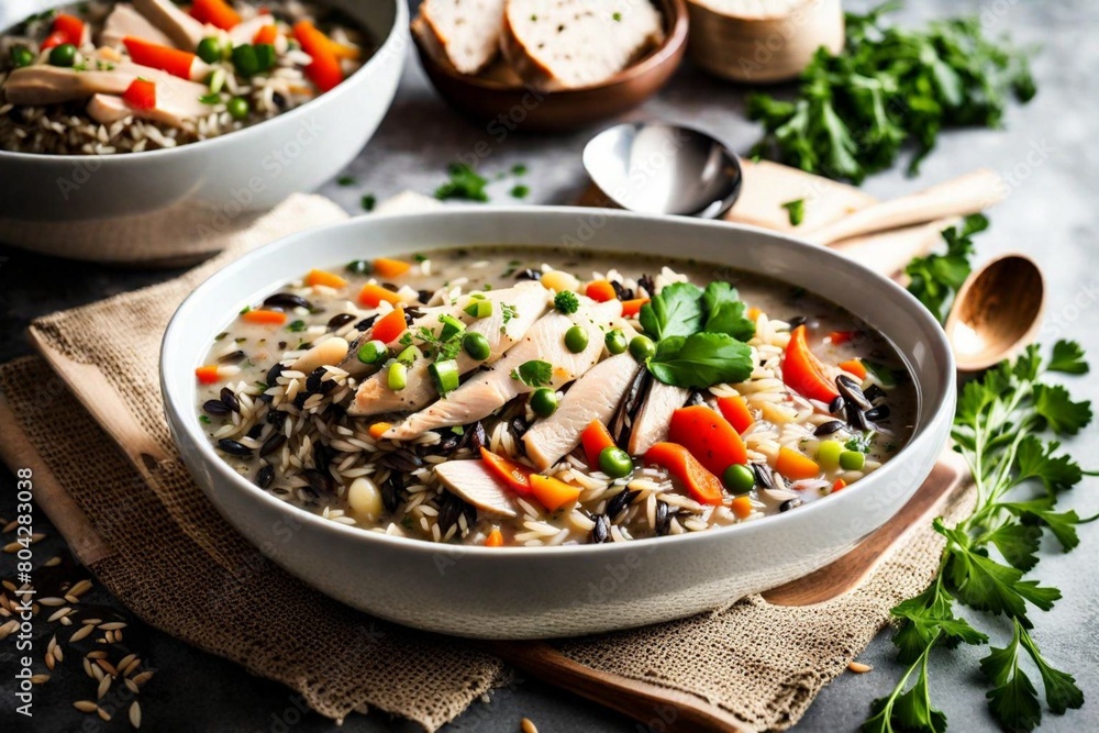 rice with vegetables and meat rice with vegetables and meat