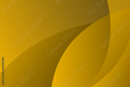 Yellow wave modern background for template design, vector illustration