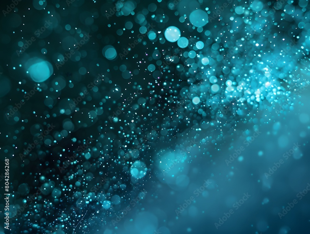 Fresh and Vibrant Turquoise Particles Fresh and Vibrant Turquoise Particles